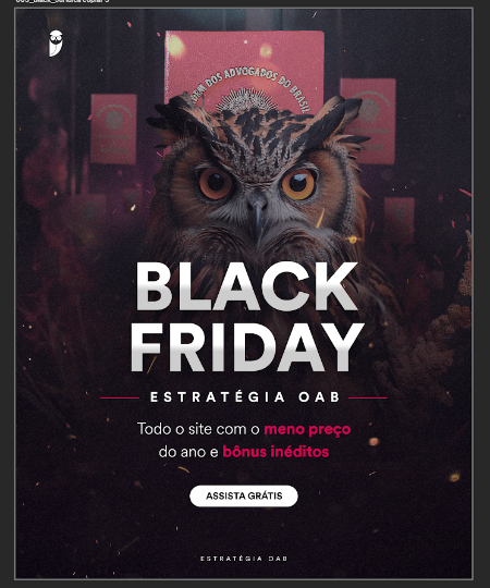 Black Friday OAB 2023: Todo o site com o menor preço do ano e bônus inéditos