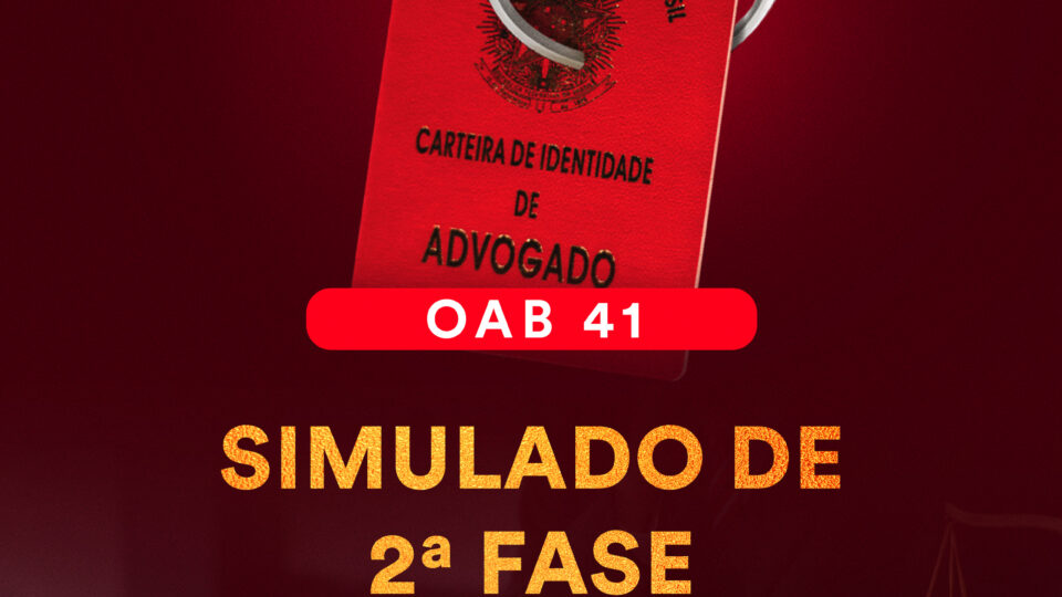 Simulado I de repescagem 2ª Fase 41º Exame OAB