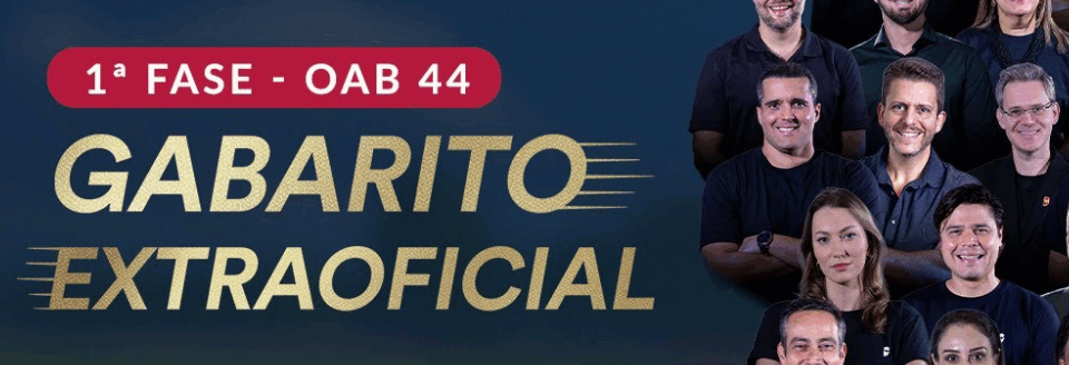 Gabarito Extraoficial OAB 44º Exame de Ordem