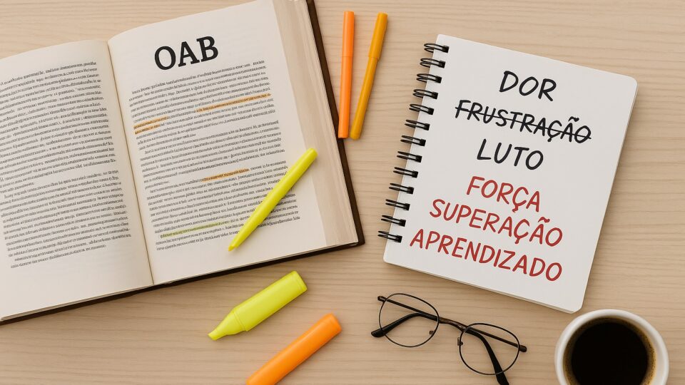 Por que a reprovação na OAB parece uma dor física? Entenda seu sofrimento e aprenda como superá-lo.